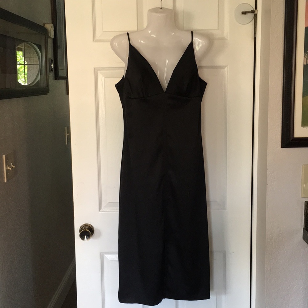 Windsor Black spaghetti strap dress